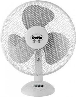 Deko Tischventilator B 405 45W 39cm 3 Stufen oszillierend weiss (70305)