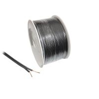 Lautsprecherkabel Basic, 2x 2,5mm², Innenleiter CCA, schwarz, 100m Spule,Good Connections® (SH-LKS25)