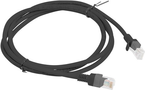 Patchkabel UTP Lanberg PCU5-10CC-0150-BK (RJ45 - RJ45, 1,5 m, UTP, Kat. 5e, Farbe czarny) (PCU5-10CC-0150-BK)