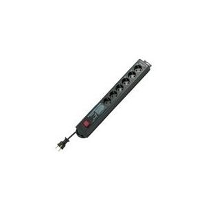 REV Supraguard - Überspannungsschutz - output connectors: 6 - Schwarz, Anthrazit (00176671)