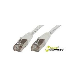 MicroConnect - Netzwerkkabel - RJ-45 (M) bis RJ-45 (M) - 50 cm - STP - CAT 5e - verseilt - weiß