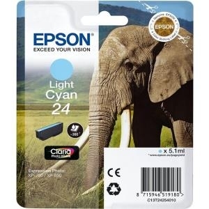 Epson 24 - Hell Cyan - Tintenpatrone (C13T24254012)