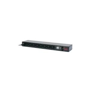 Schneider Electric APC Switched Rack PDU AP7920B - Steckdosenleiste - Wechselstrom 200/208/230 V - 2300 VA - Ethernet - Eingabe, Eingang IEC 60320 C14 - Ausgangsanschlüsse: 8 (IEC 60320 C13) - 1U - 48.3 cm (19) - Schwarz (AP7920B)