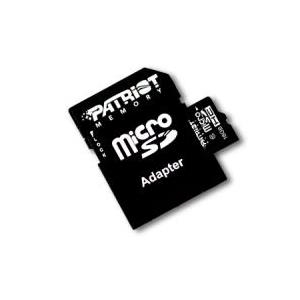 Patriot Signature Flash - Flash-Speicherkarte ( microSDHC/SD-Adapter inbegriffen ) - 16 GB - Class 10 - microSDHC