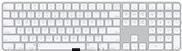 Apple Magic tastiera USB + Bluetooth Spagnolo Alluminio, Bianco (MAGIC KEYBOARD TOUCH ID FOR M1 - NUMERIC SPANISH) - Versione UK