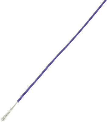TRU COMPONENTS 1566834 Litze LiY 1 x 0.14 mm² Violett 10 m (1566834)
