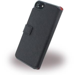 Guess - Saffiano GUFLBKP7TBK - Book Cover / Handytasche - Apple iPhone 7 - Schwarz (GUFLBKP7TBK)