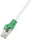 LogiLink PrimeLine - Crossover-Kabel - RJ-45 (M) bis RJ-45 (M) - 50 cm - SFTP, PiMF - CAT 6 - halogenfrei, geformt, ohne Haken - Grau