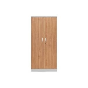 STAHLSCHRANK SILBER/ERLE (100121)
