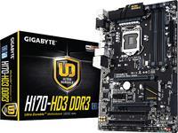 Gigabyte GA-H170-HD3 - 1.0 - Motherboard - ATX - LGA1151 Socket - H170 - USB 3.0 - Gigabit LAN - Onboard-Grafik (CPU erforderlich) - HD Audio (8-Kanal)