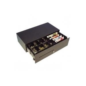 Cash Bases »CashPlus« Micro, anthrazit Kassenlade, Frontöffnung, 453x130x224mm, 6 Scheinfächer, 8 Münzfächer, 1 Belegfach, 3 pos. Schloss, unterschiedliche Schließung, 75er Serie, Farbe: anthrazit (MICRO-0088)