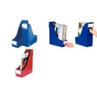 LEITZ Stehsammler extrabreit, DIN A4, Polystyrol, grau Fassungsvermögen: 92 mm, große Griffmulde an Vorder- und (2425-00-85)