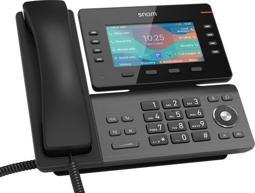 Snom D862 telefono IP Nero LCD (SNOM D862 - D862 DESK TELEPHONE)