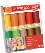 Gütermann Nähfaden-Set Allesnäher 100 m/10 INGE (734008-1)