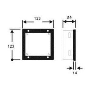 ROCOM MXXTE1 f. 1 Modul, anthrazit (20-1005-1001)