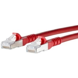 BTR - Patch-Kabel - RJ-45 (M) - RJ-45 (M) - 2 m - abgeschirmt - ( CAT 6a ) - halogenfrei - rot