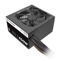 Thermaltake TR2 S 450W - Stromversorgung (intern) - ATX12V 2,3 - 80 PLUS - Wechselstrom 230 V - 450 Watt - aktive PFC - Europa - Schwarz (PS-TRS-0450NPCWEU-2)