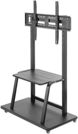 Manhattan 462334 Supporto TV a parete 2,54 m [100] Nero (TV/MONITOR TROLLEY STAND- - 37-100IN VESA TO 800X600MM 150KG)