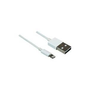 Dinic - iPad-/iPhone-/iPod-Lade-/Datenkabel - Lightning / USB - USB Typ A, 4-polig (M) - Lightning (M) - 1,0m - (USB/USB2.0) - weiß (IP-MFI-L1)