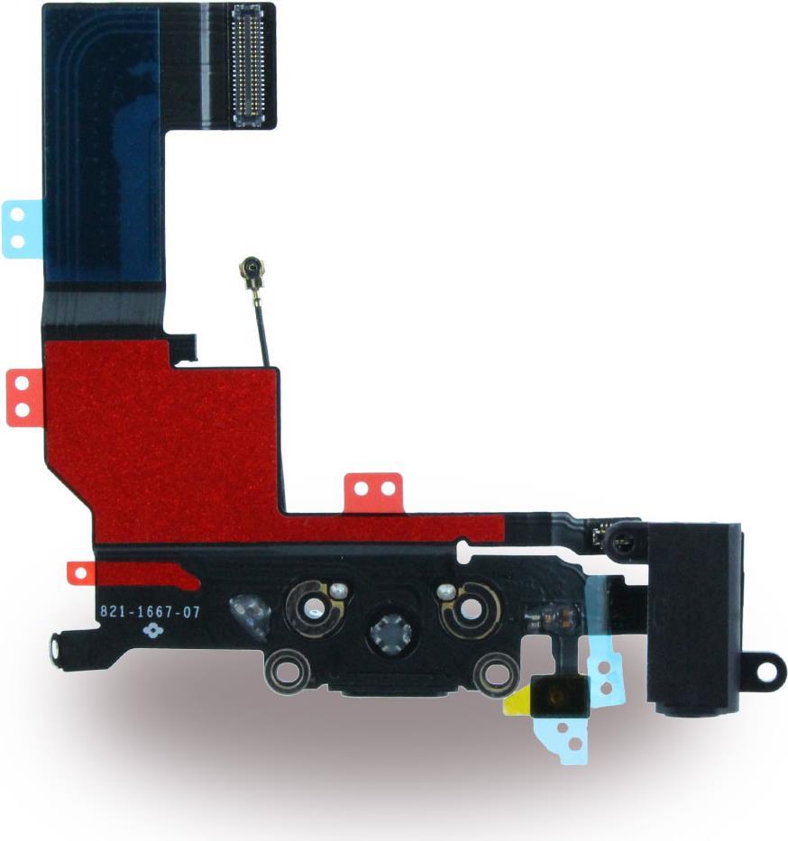 Ersatzteil - System Connector + Mikrofon + Audio - Apple iPhone 5 S - Grau