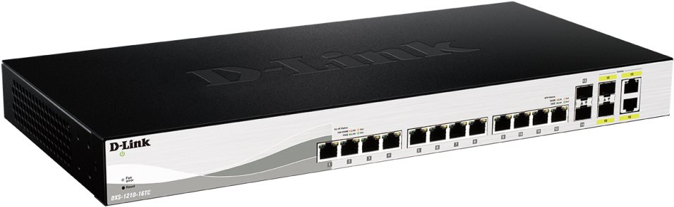 D-Link 16 PORTE GESTITE IN MODO INTELLIGENTE (DXS-1210-16TC)