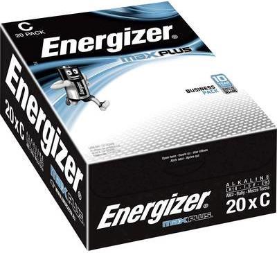 Energizer Max Plus C Alkaline Batteries [Pack 20] - E301324102