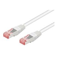 Cavo patch CAT6 0,5 m bianco S/FTP 2xRJ45, LSOH, CU