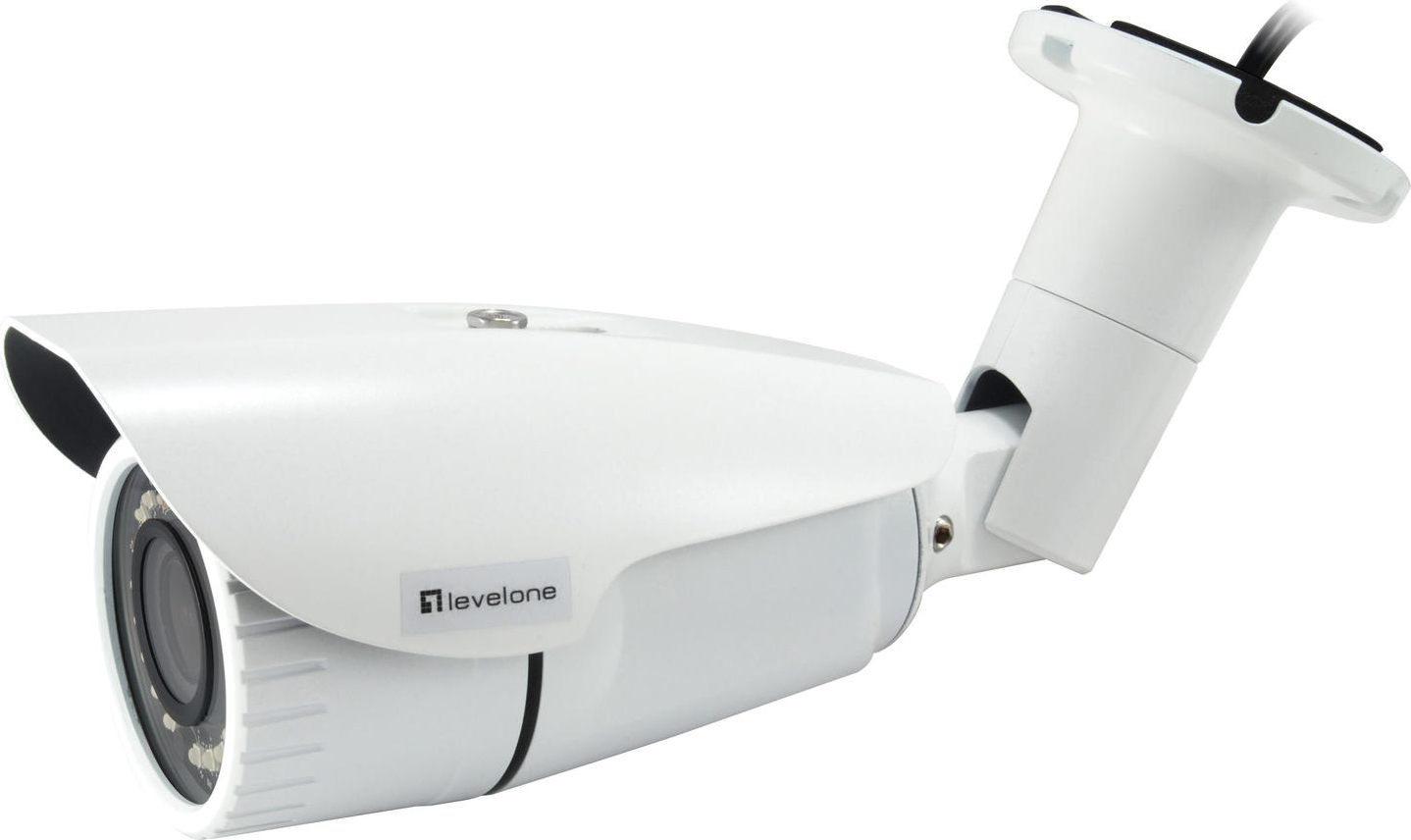 LevelOne FCS-5102 - Netzwerk-Überwachungskamera - Außenbereich - Vandalismussicher / Wetterbeständig - Farbe (Tag&Nacht) - 3 MP - 2048 x 1536 - Automatische Irisblende - Audio - LAN 10/100 - MJPEG, H.264, RAW, H.265 - Gleichstrom 12 V / PoE Klasse 3