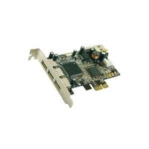 Exsys EX-11065 - USB-Adapter - PCIe Low Profile - USB, USB 2.0 - 4 Anschlüsse