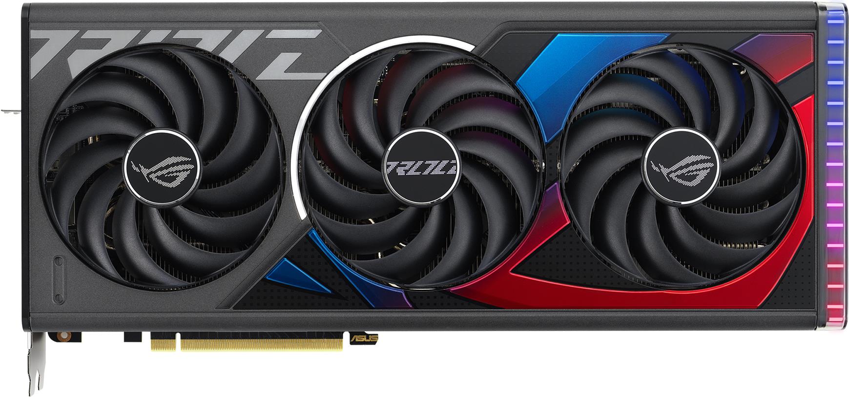 Asus STRIX RTX4070 Ti SUPER 16GB DDR6X 2 HDMI 3 DP 2640MHz Clock RGB Lighting