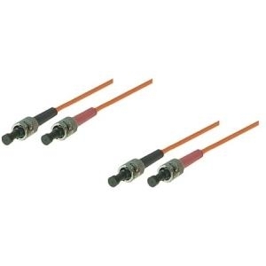 Tecline Fröhlich + Walter - Patch-Kabel - ST multi-mode (M) - ST multi-mode (M) - 3 m - Glasfaser - 50/125 Mikrometer - OM2 - orange (75803)