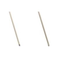 NÖLLE Holz-Besenstiel, Durchmesser: 24 mm, Länge: 1400 mm sauber geschliffen, Rundkopf (450300)