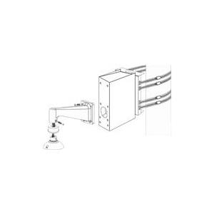 CP Technologies Pole Thin Box Mounting - Kamera-Pole-Befestigungskit - für LevelOne FCS-4041 (CAS-3263)