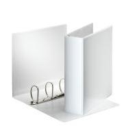 Esselte Präsentations-Ringbuch Essentails, A4, weiß, 4D-Ring Mechanik, Rückenbreite: 86 mm, Ringdurchmesser: 60 mm, - 10 Stück (49706)