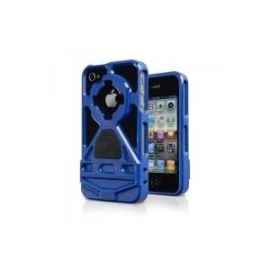 Rokform Rokbed v3 Case - Schutzhülle für Mobiltelefon - Spritzgusspoycarbonat - Blau - für Apple iPhone 4, 4S