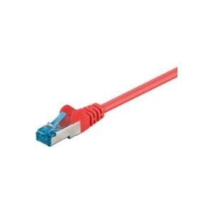MicroConnect - Netzwerkkabel - RJ-45 (M) bis RJ-45 (M) - 3 m - SFTP - CAT 6a - halogenfrei - Rot