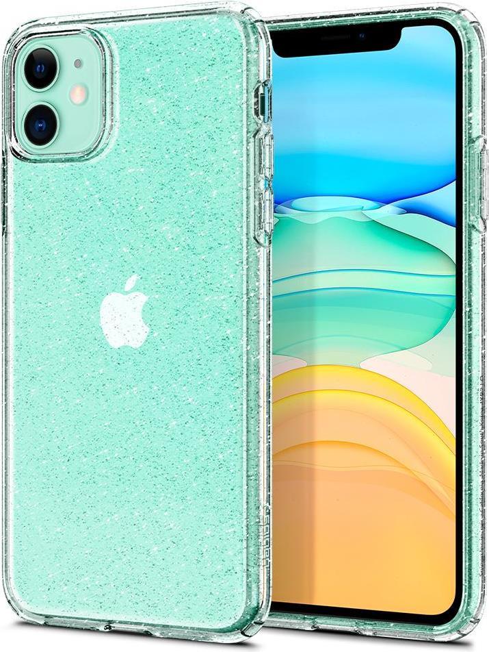 Spigen Liquid Crystal Glitter Handy-Schutzhülle Cover Quarz-metallic - Transparent (076CS27181)