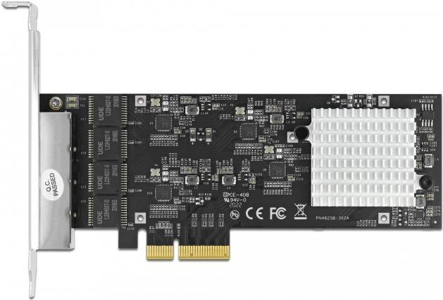 Anschlsse extern 4 x 25 Gigabit LAN RJ45 Buchse intern 1 x PCI Express x4 V2.1 Chipsatz Realtek RTL8125B Datentransferraten E