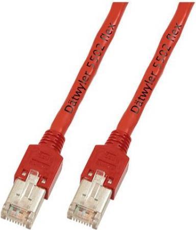 RJ45 Patchkabel 2x Hirose Daetwyler UNINET4P 1,5 Meter ROT (K8703.1,5)