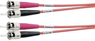 Telegärtner Glasfaser LWL Anschlusskabel [1x ST-Stecker - 1x ST-Stecker] 50/125µ Multimode OM4 2 m Telegärtner (L00811A0034)