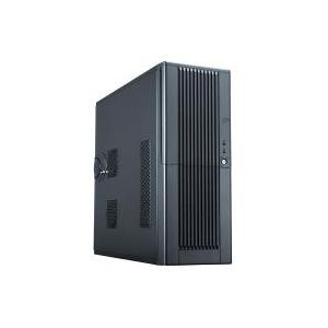 Chieftec UNI Series LBX-02B-U3 - Midi Tower - Erweitertes ATX - ohne Netzteil (ATX12V 2.3/ PS/2) - Schwarz - USB/Audio