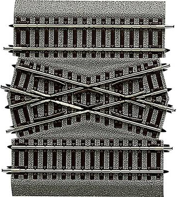 Roco H0 RocoLine (mit Bettung) 42598 Doppelgleisverbindung 115 mm (42598)