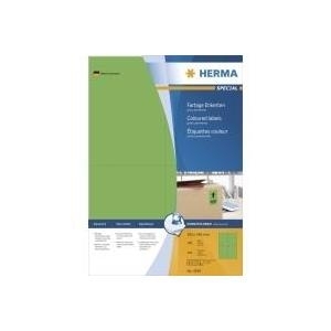 HERMA 4399 etichetta autoadesiva Rettangolo Permanente Verde 400 pz (HERMA Special - etiketter - mat - 400)