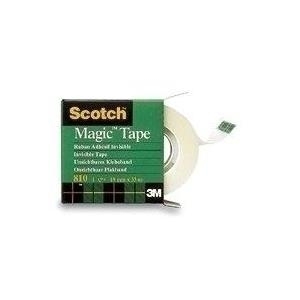 3M 7100027117 nastro adesivo da cancelleria 66 m Acrilico Trasparente 1 pz (Scotch Magic Invisible Tape 19mm x 66m 7100027117)