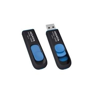 ADATA DashDrive UV128 - USB-Flash-Laufwerk - 64GB - USB3.0 - Schwarz, Blau (AUV128-64G-RBE)