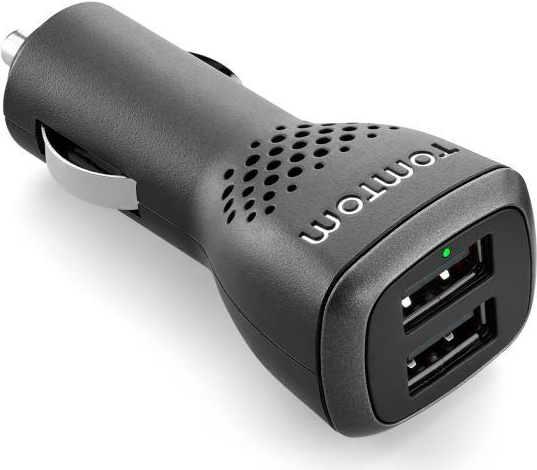 TomTom Caricatore doppio ad alta velocitÃ  (RECHARGEABLE BATTERY - FOR DUAL FAST CHARGER USB 2.4A)