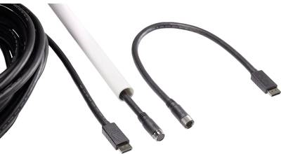 Renkforce HDMI Anschlusskabel [1x HDMI-Stecker - 1x HDMI-Stecker] 15 m Schwarz (RF-3386496)