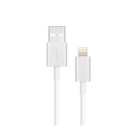 Moshi USB Cable with Lightning Connector, weiß, 1m  Zertifiziertes Lightning zu USB Kabel, das 100% kompatibel mit iPhone 5, iPod touch (5te Generation.), iPod nano (7te Generation.), iPad (4te Generation.) und iPad mini ist. In einem Aluminiumgeh