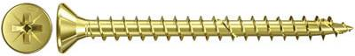Fischer 653142 Senkkopfschrauben 4 mm 30 mm Kreuzschlitz Pozidriv galvanisch verzinkt 100 St. (653142)