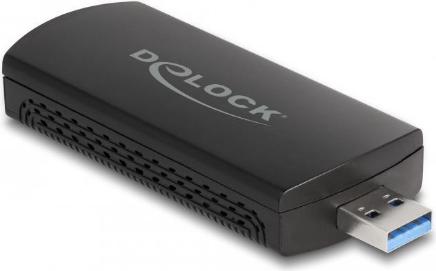 Delock Adattatore USB WLAN Wi-Fi 6 dual-band AX1800 (1201 + 574 Mbps)